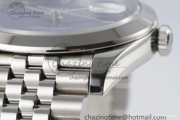 0227 Snug DateJust 41 SS Polished Bezel KING 1:1 Best Edition 904L Steel Blue Roman Dial on Jubilee Bracelet VR 2213